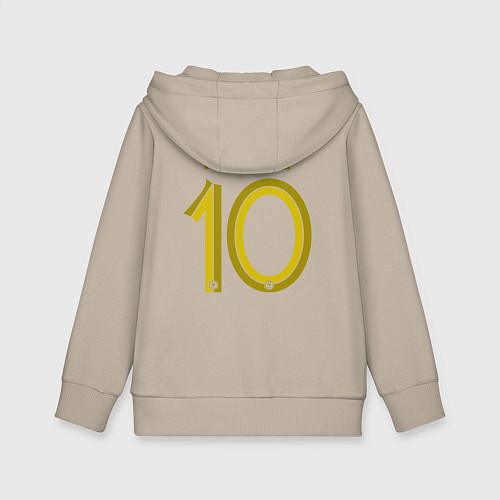 Детская толстовка-худи Килиан Мбаппе ЧМ 2022 сборная Франции / Миндальный – фото 2