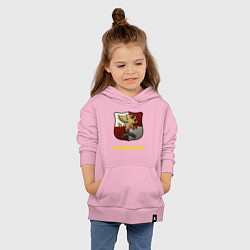 Толстовка детская хлопковая Империя Warhammer: Total War, цвет: светло-розовый — фото 2