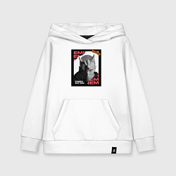Толстовка детская хлопковая Rap god, цвет: белый