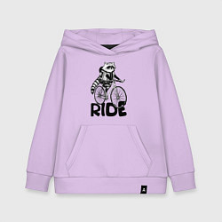 Детская толстовка-худи Raccoon ride