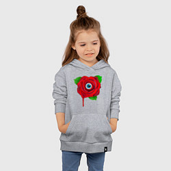 Толстовка детская хлопковая Роза с глазом, цвет: меланж — фото 2