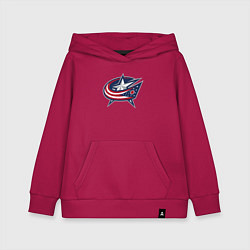 Детская толстовка-худи Columbus blue jackets - hockey team - emblem