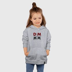 Толстовка детская хлопковая Depeche Mode - Memento Mori Logo DM, цвет: меланж — фото 2