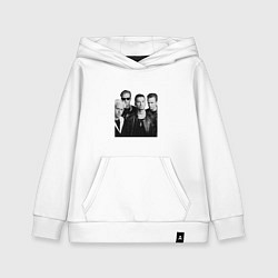 Толстовка детская хлопковая Depeche Mode World Violation Tour Band, цвет: белый
