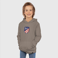 Толстовка детская хлопковая Atletico Madrid FC, цвет: утренний латте — фото 2