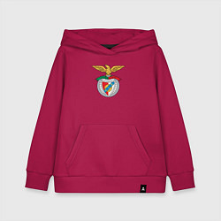 Толстовка детская хлопковая Benfica club, цвет: маджента