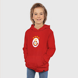 Толстовка детская хлопковая Galatasaray fc sport, цвет: красный — фото 2