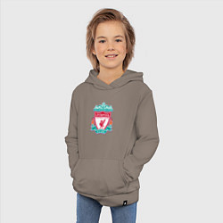 Толстовка детская хлопковая Liverpool fc sport collection, цвет: утренний латте — фото 2