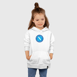 Толстовка детская хлопковая Napoli fc sport, цвет: белый — фото 2