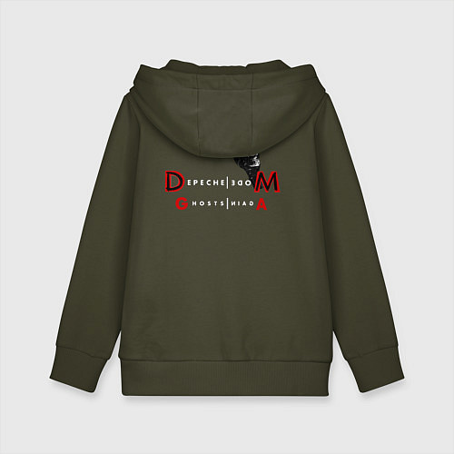 Детская толстовка-худи Depeche Mode - Ghosts Again / Хаки – фото 2