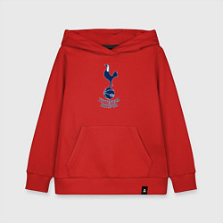 Толстовка детская хлопковая Tottenham Hotspur fc sport, цвет: красный