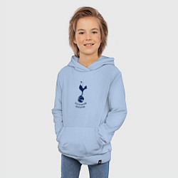 Толстовка детская хлопковая Tottenham Hotspur fc sport, цвет: мягкое небо — фото 2