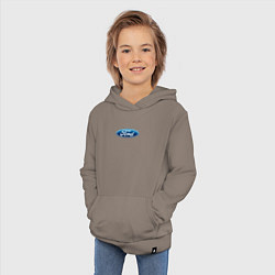 Толстовка детская хлопковая Ford usa auto brend, цвет: утренний латте — фото 2
