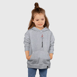 Толстовка детская хлопковая Depeche Mode - Роза Violator, цвет: меланж — фото 2