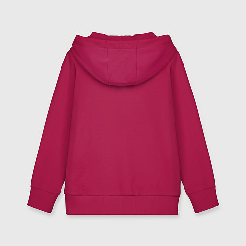 Детская толстовка-худи Мрачный Санкт-петербург / Маджента – фото 2