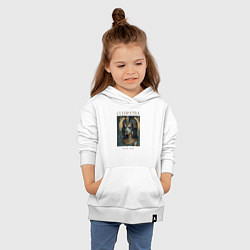 Толстовка детская хлопковая Клеопатра царица Египта, цвет: белый — фото 2
