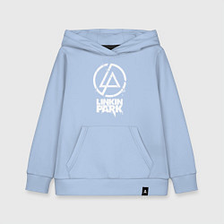 Толстовка детская хлопковая Linkin Park - white, цвет: мягкое небо