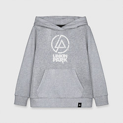 Толстовка детская хлопковая Linkin Park - white, цвет: меланж