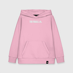 Толстовка детская хлопковая The finals logo, цвет: светло-розовый