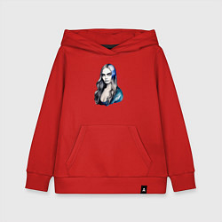 Толстовка детская хлопковая Мона Кара, цвет: красный