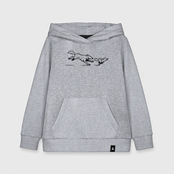 Толстовка детская хлопковая Братья волки из Life is Strange 2, цвет: меланж