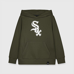 Толстовка детская хлопковая Chicago white sox - baseball, цвет: хаки