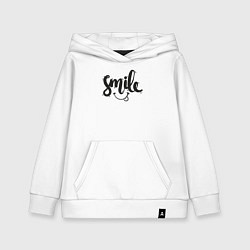 Толстовка детская хлопковая Funny smile, цвет: белый
