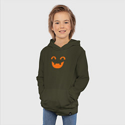 Толстовка детская хлопковая Orange smile, цвет: хаки — фото 2
