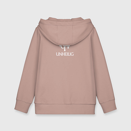 Детская толстовка-худи Unheilig - Gipfelsturmer / Пыльно-розовый – фото 2