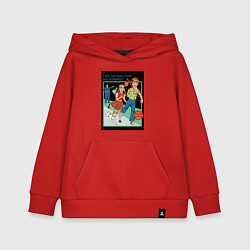 Детская толстовка-худи Убегайте от любых проблем мем