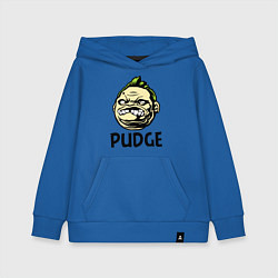 Толстовка детская хлопковая Pudge Face, цвет: синий