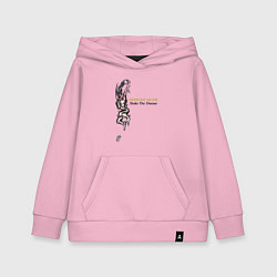 Толстовка детская хлопковая Depeche Mode - Shake the disease single, цвет: светло-розовый