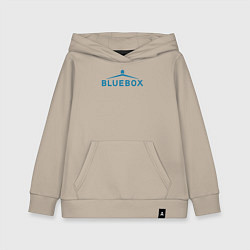 Толстовка детская хлопковая Доктор Кто Bluebox, цвет: миндальный