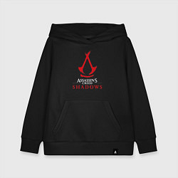 Детская толстовка-худи Assassins creed shadows logo