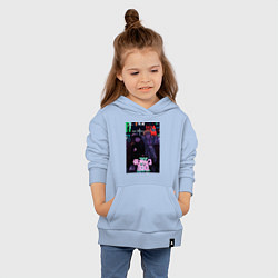 Толстовка детская хлопковая Аратака Рэйгэн Моб Психо 100, цвет: мягкое небо — фото 2