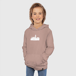 Толстовка детская хлопковая Tardis London, цвет: пыльно-розовый — фото 2