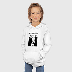 Толстовка детская хлопковая Depeche mode all, цвет: белый — фото 2