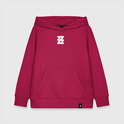 Толстовка детская хлопковая Zenless Zone Zero logotype, цвет: маджента
