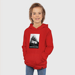 Толстовка детская хлопковая Mercedes benz раритетный, цвет: красный — фото 2