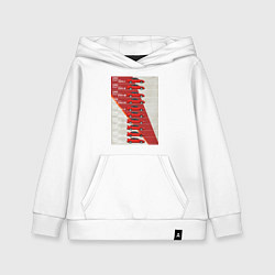 Толстовка детская хлопковая Mitsubishi Lancer Evolution, цвет: белый