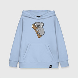 Толстовка детская хлопковая Koala, цвет: мягкое небо