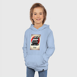 Толстовка детская хлопковая Toyota Sprinter, цвет: мягкое небо — фото 2