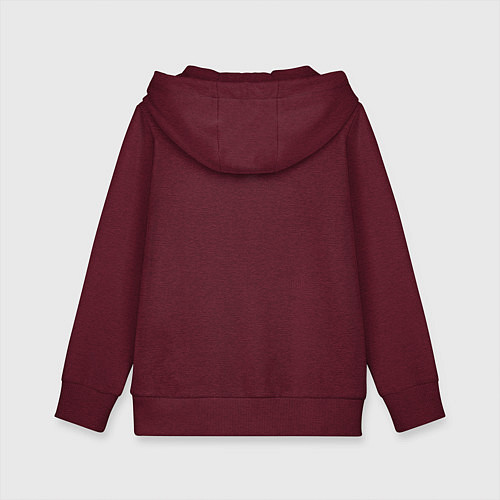 Детская толстовка-худи One Piece Shanks / Меланж-бордовый – фото 2