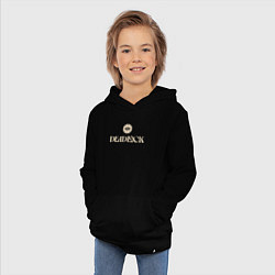Толстовка детская хлопковая Deadlock logo, цвет: черный — фото 2