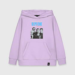 Толстовка детская хлопковая Depeche Mode Vintage, цвет: лаванда