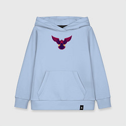 Толстовка детская хлопковая Hawk, цвет: мягкое небо