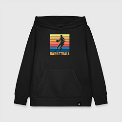 Детская толстовка-худи Basketball lettering