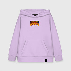 Толстовка детская хлопковая Doom ultimate, цвет: лаванда