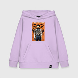 Детская толстовка-худи Cool skeleton - halloween poster