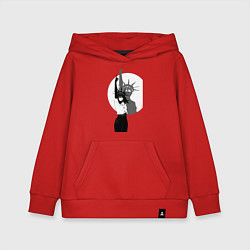 Толстовка детская хлопковая Человек-бензопила Йор, цвет: красный